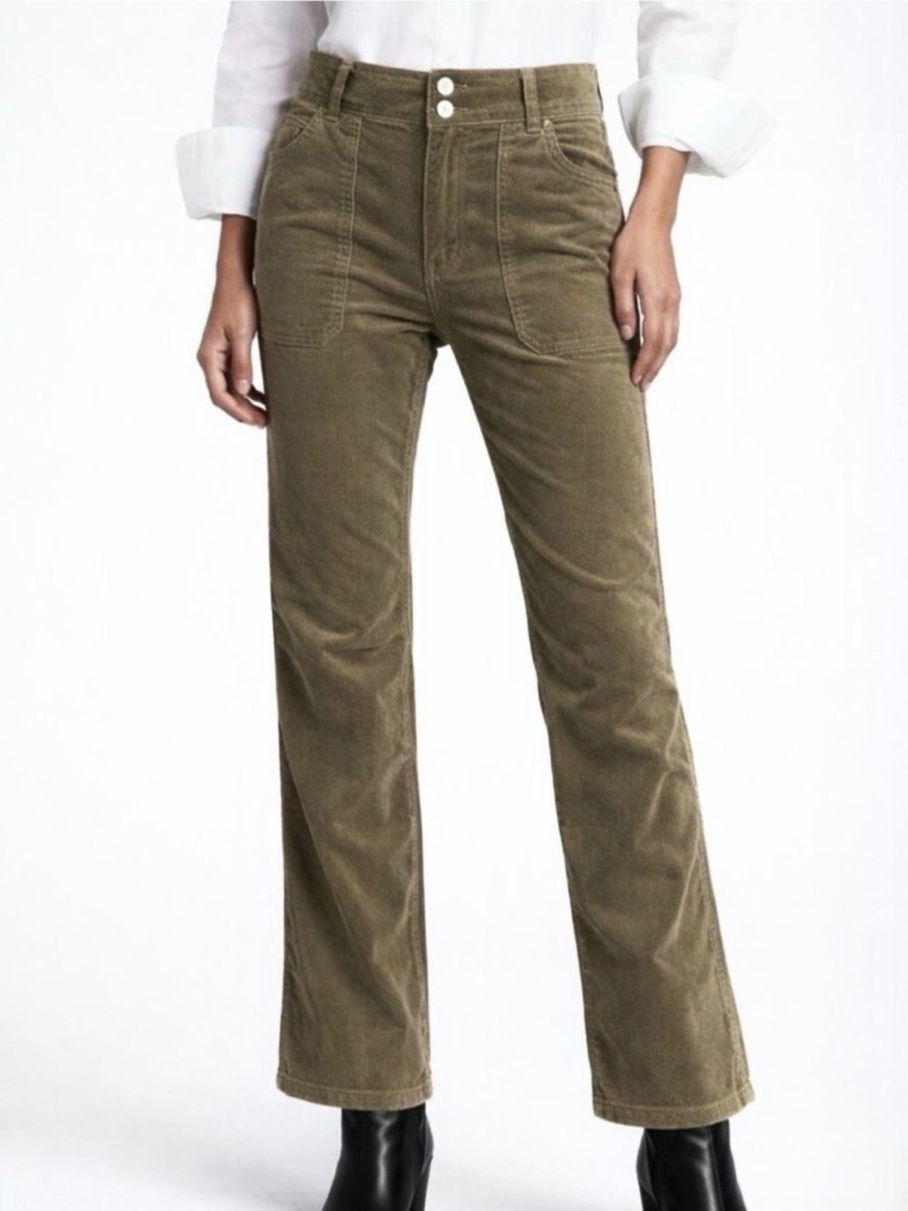 Anthropologie Pilco The Wanderer High Rise Relaxed-Leg Corduroy Pant - Picture 16 of 16